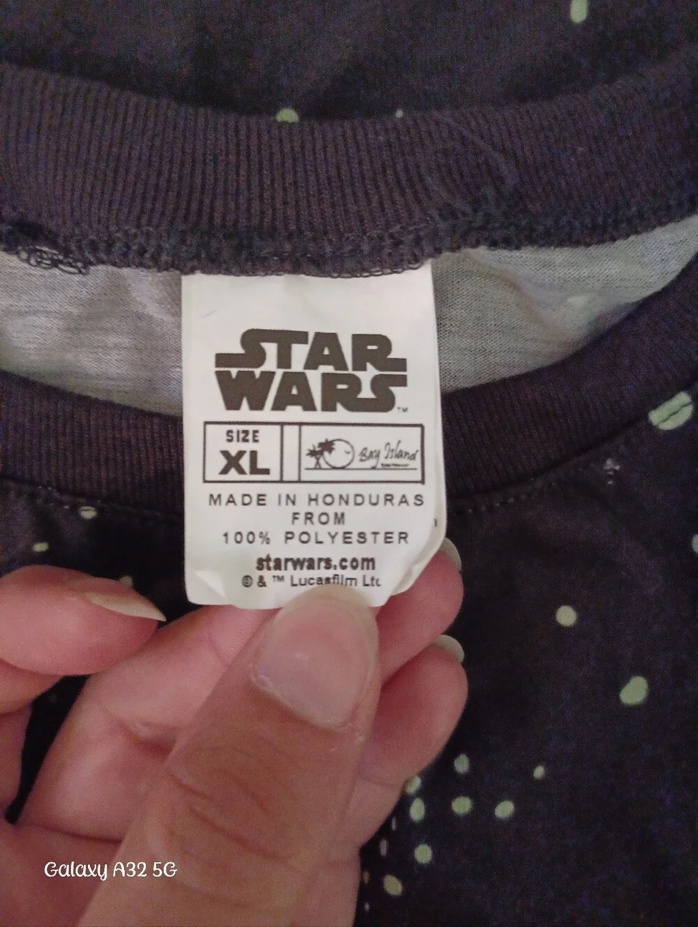 Star Wars Black Dog Tee with Baby Yoda Graphic